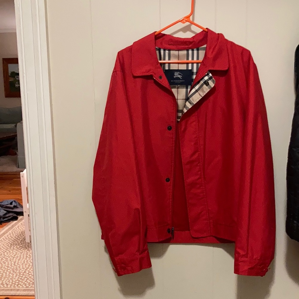 Men’s vintage Burberry rain jacket